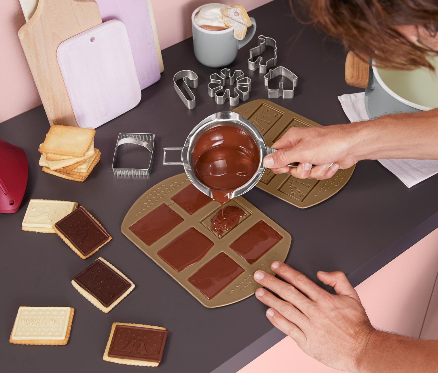 Kit pour biscuits au chocolat