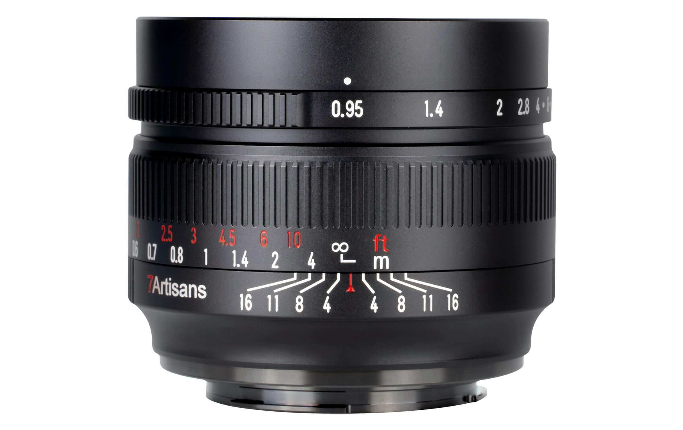 7Artisans Longueur focale fixe 50mm F/0 95 – Fujifilm X Mount