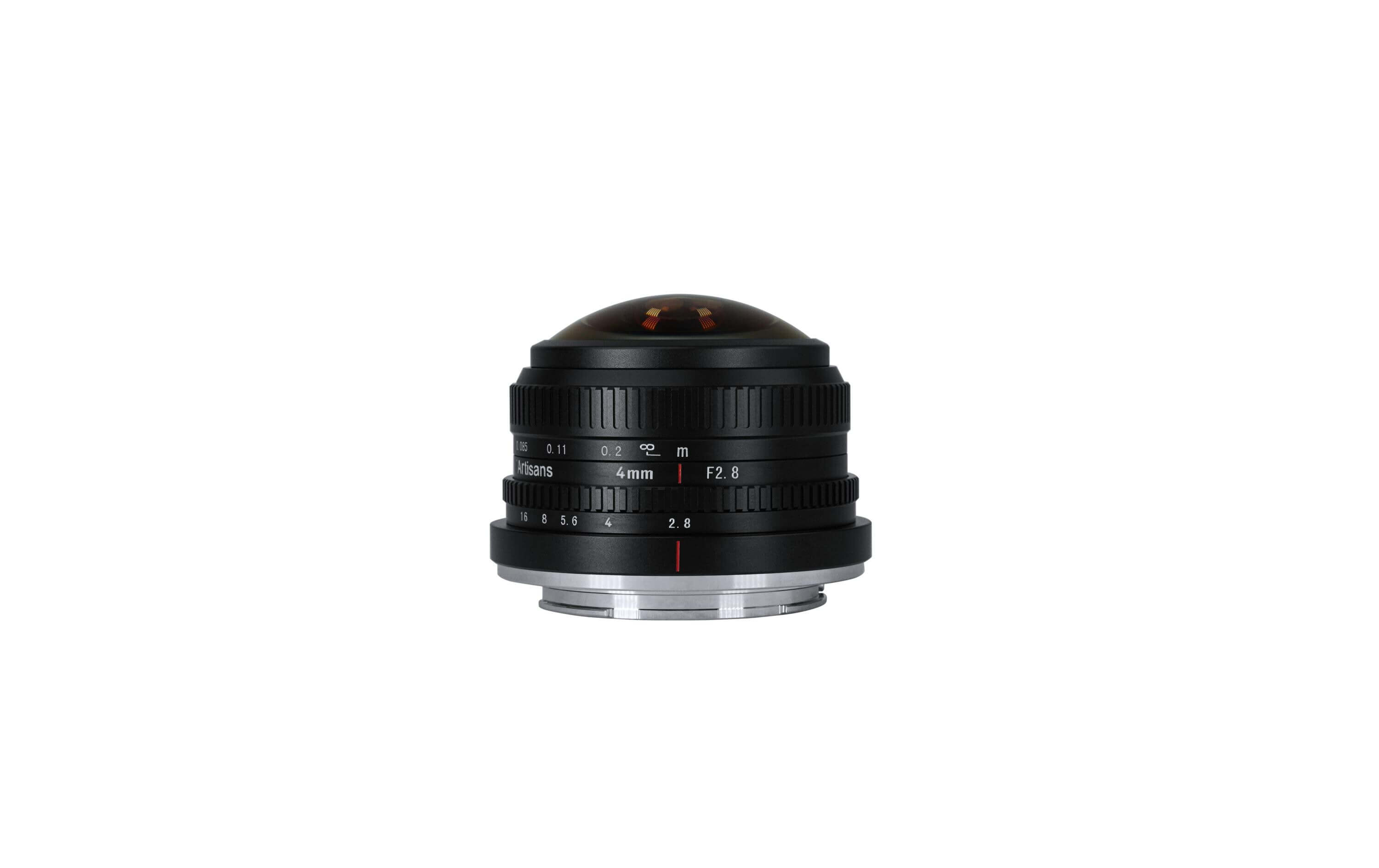 7Artisans Longueur focale fixe 4mm F/2 8 Fisheye – Sony E Mount