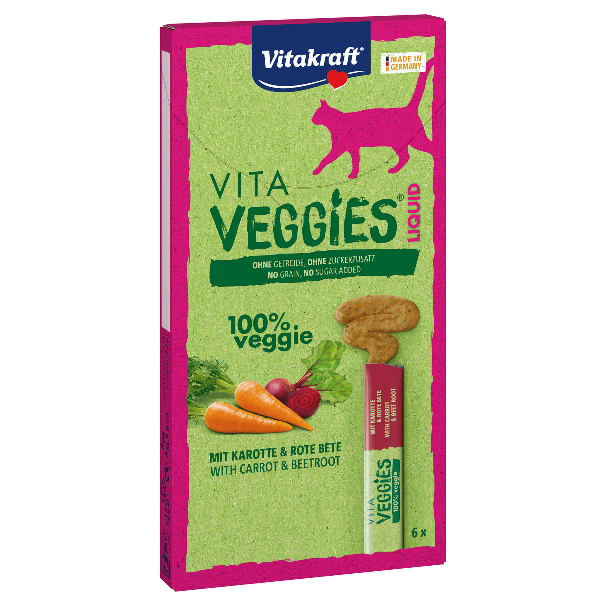 Vitakraft Veggies Liquid carotte 6x15g