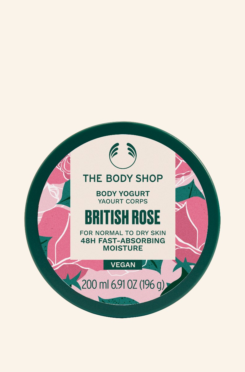 The Body Shop British Rose Body Yogurt 200ml Femme