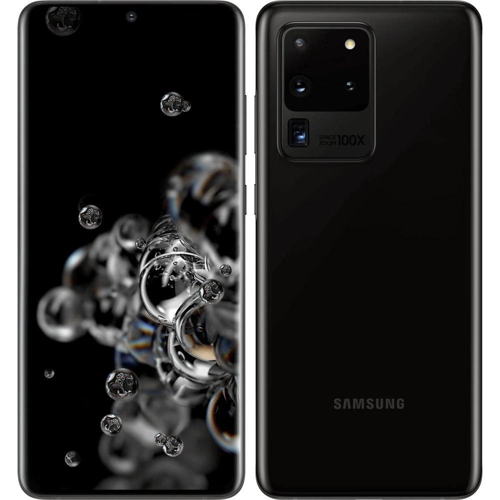 SAMSUNG Reconditionné Galaxy S20 Ultra 5g (dual Sim) 128 Go - Très Bon État Unisexe Noir 128 GB