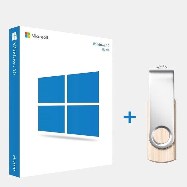 Microsoft Windows 10 Famille (home) | Version Clé Usb + Licence | Livraison Gratuite Unisexe