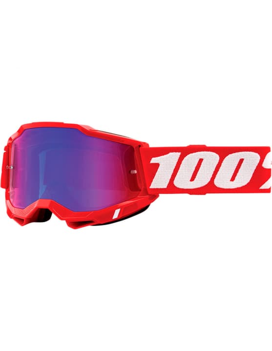 100% ACCURI 2 Goggle Lunettes VTT rouge