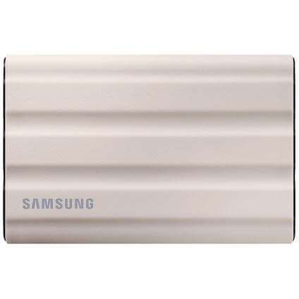 Disque SSD Externe Samsung Portable T7 Shield MU-PE2T0K/EU USB Type C 2 To Beige