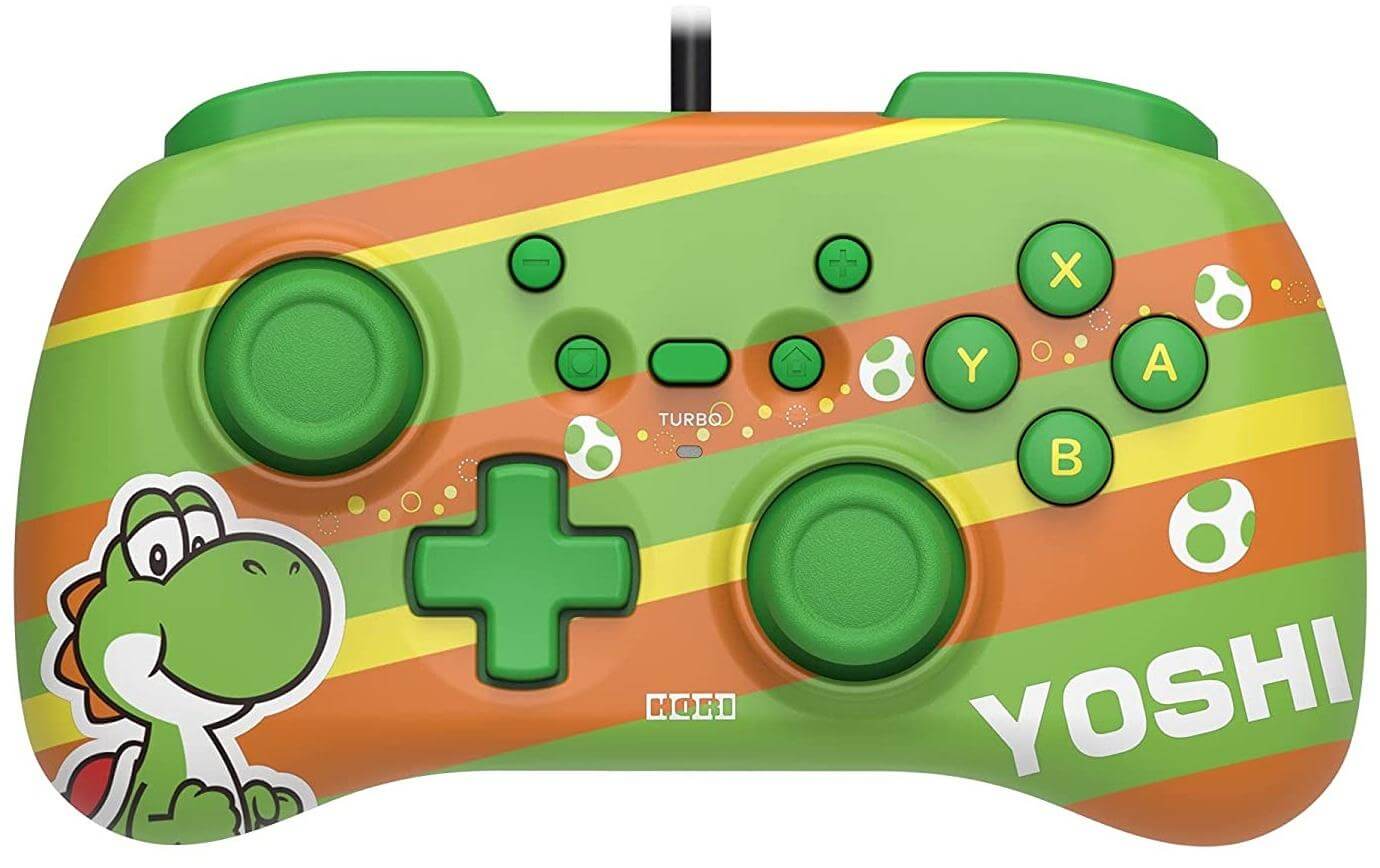 HORI Horipad Mini – Yoshi gaming controller Jaune Vert Orange