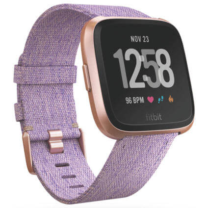 Fitbit Versa Lavender Woven Special Edition fitbit watch Lavande