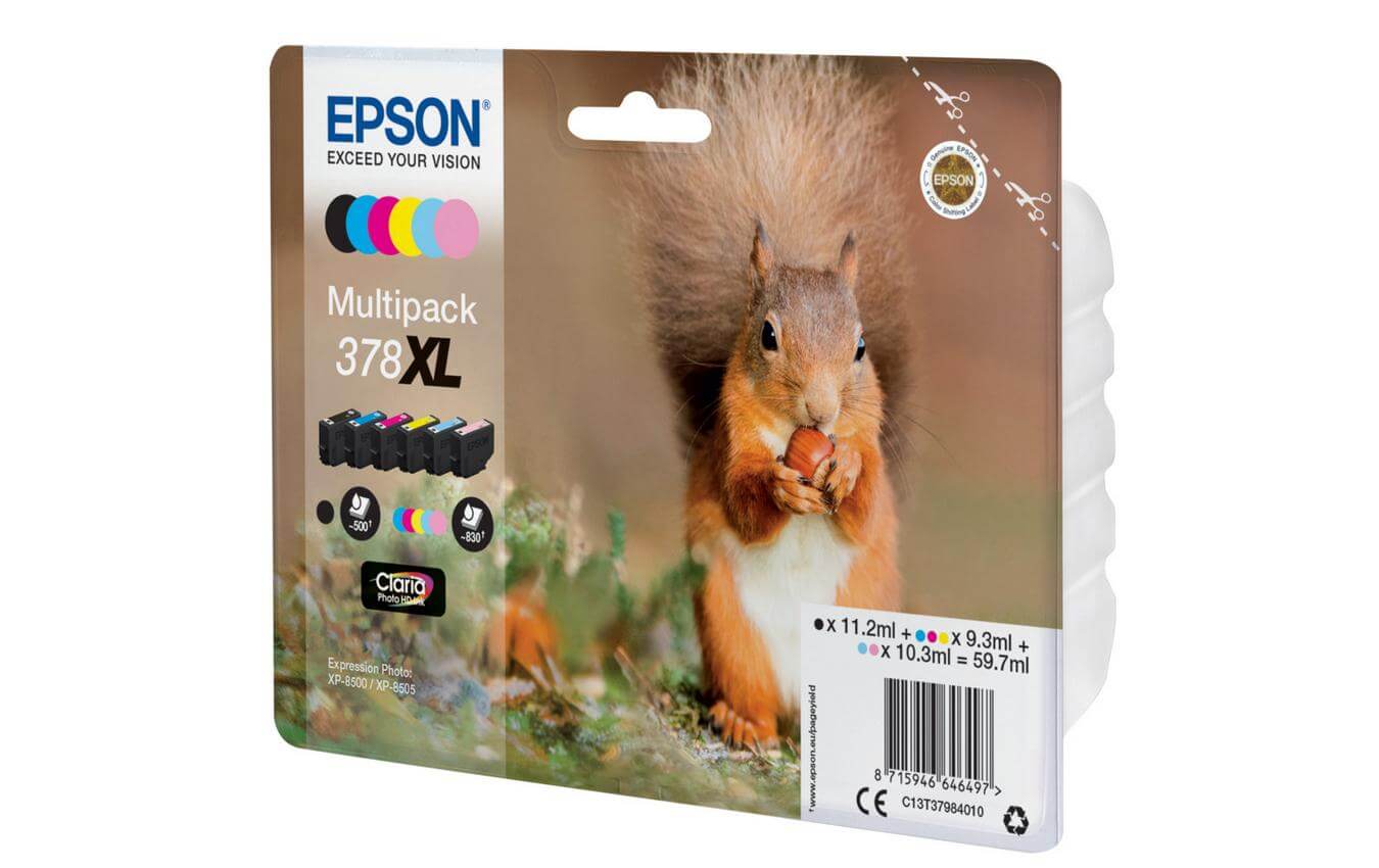 EPSON Epson Multipack Tinte 378xl 6-color T379840 Xp-8500/8505 Unisexe Multicolor ONE SIZE