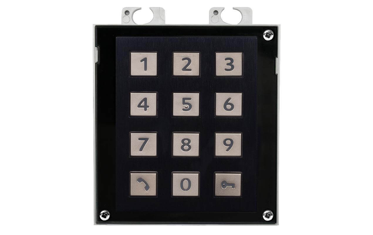 2N Bloc numérique Keypad noir technique de maison Noir