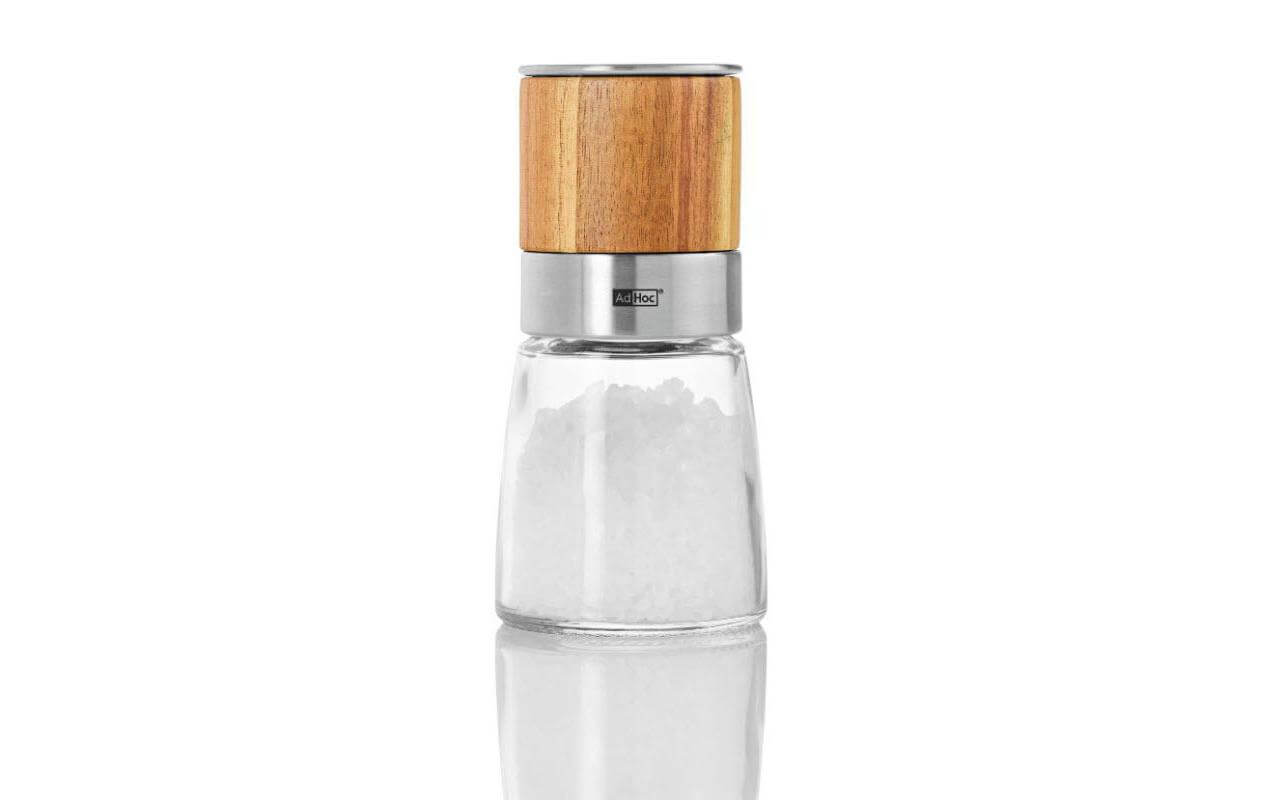 AdHoc Moulins à sel ou poivre AKASIA 13 5 cm Transparent moulin a