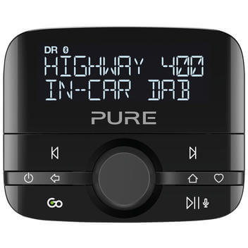 Pure Highway 400 DAB blk Adaptateur pour véhicule AUX Bluetooth FM
