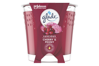 Bougie parfumée Glade Luscious Cherry & peony
