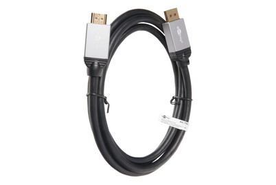 Câble adaptateur Hdmi vers DisplayPort avec connecteurs métalliques