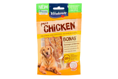 Aliment pour chiens Vitakraft pure Chicken Bonas Bâtonnets à mâcher