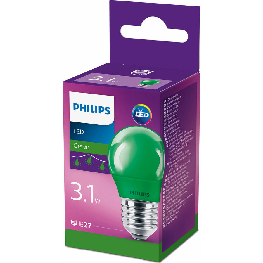 Philips Philips LED Kugel 15W E27 grün matt