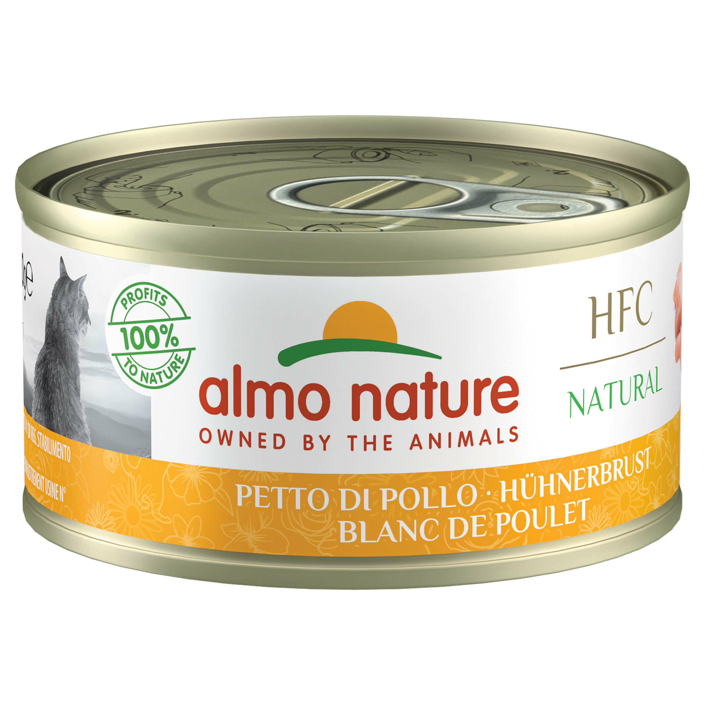 Almo Nature Chat Blanc de Poulet 24x70g