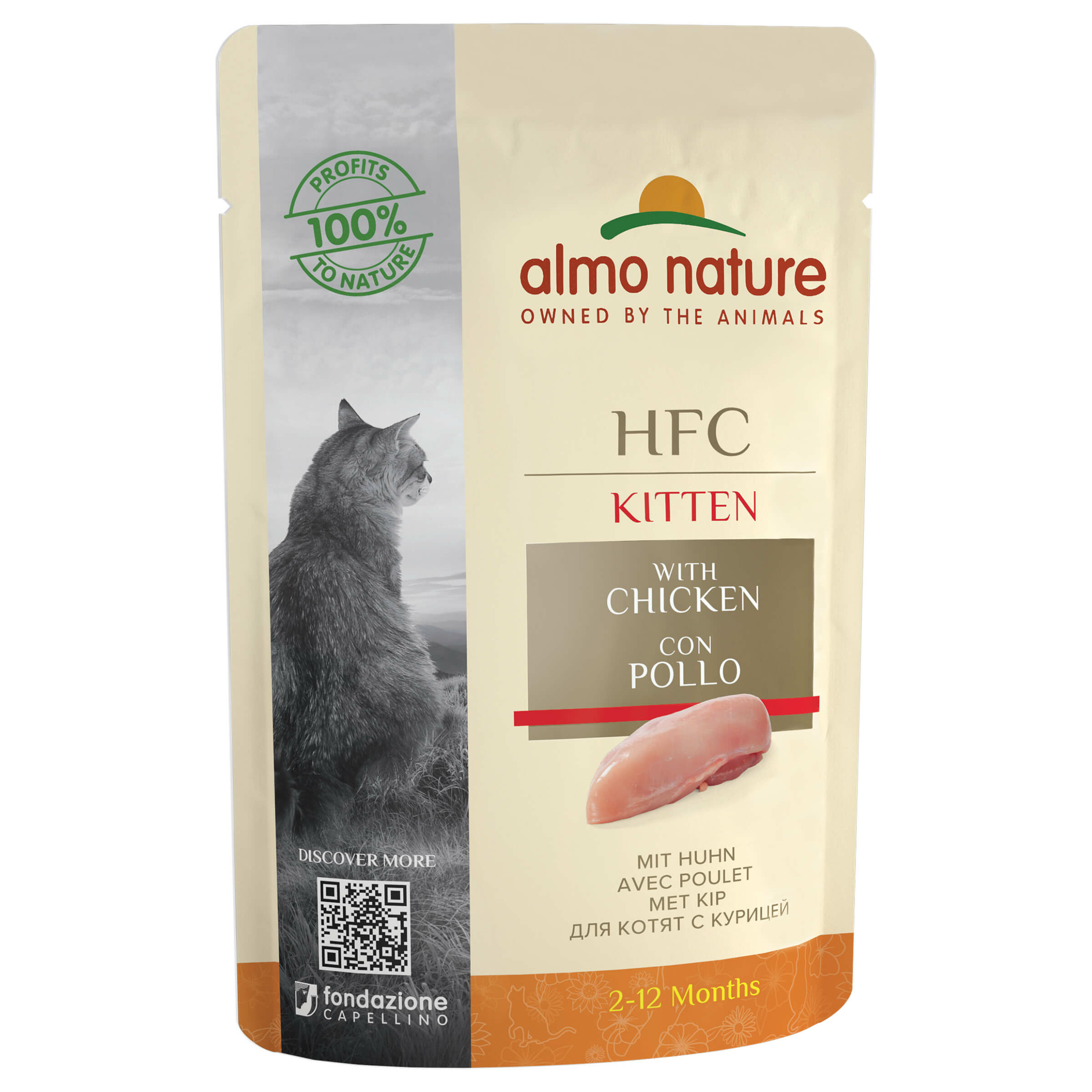 Almo Nature HFC Kitten Huhn 24x55g