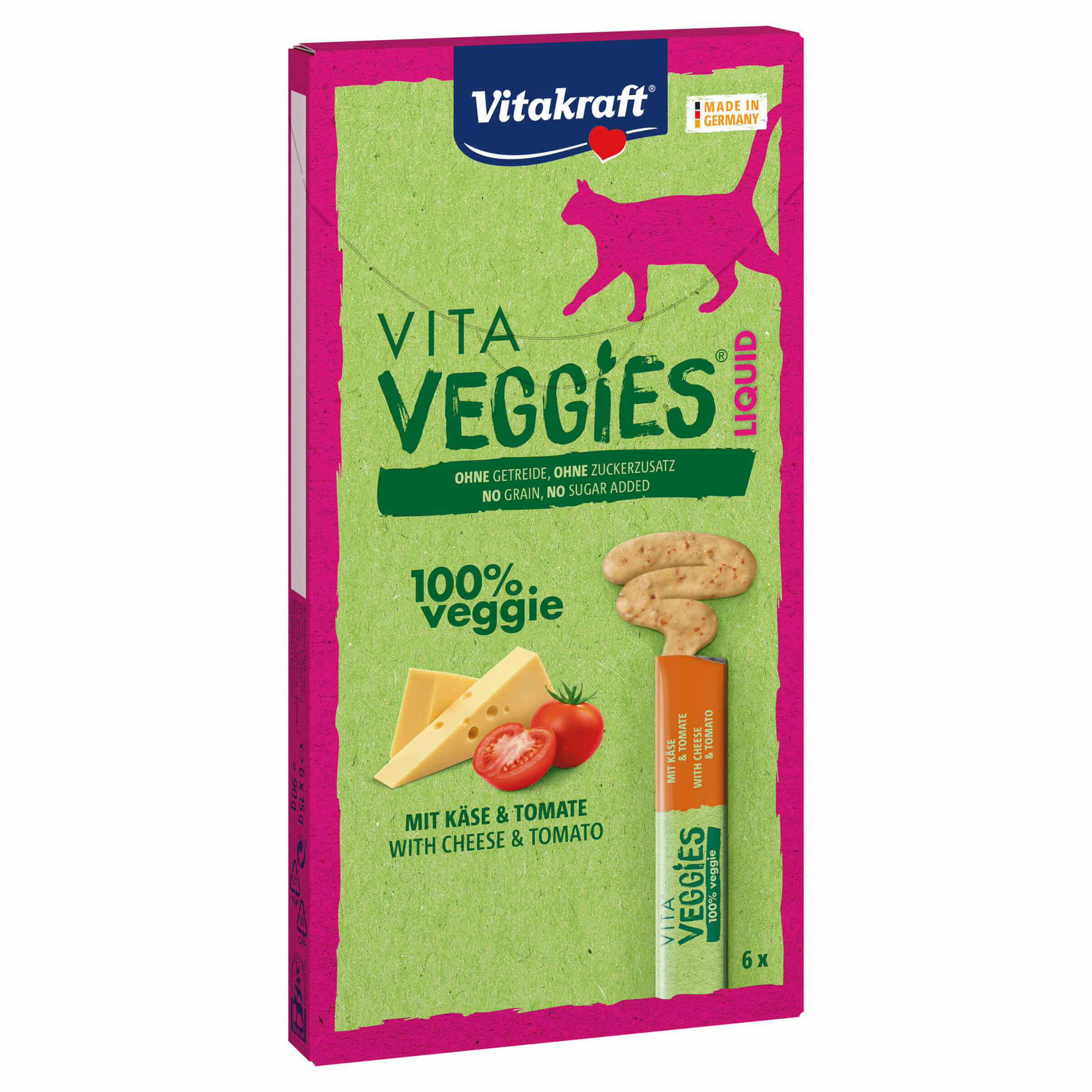 Vitakraft Veggies Liquid Fromage&Tomate 6x15g