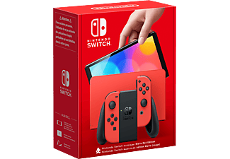 Console Nintendo Switch modèle OLED Edition Mario Rouge