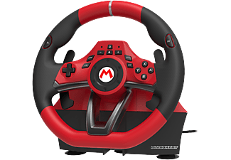 NINTENDO Mario Kart Racing Wheel Pro Deluxe pour Nintendo Switch - Volant avec pédales (Rouge/Noir)