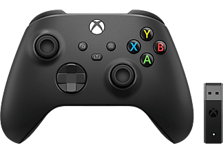 Manette Xbox Séries X avec adaptateur sans-fil Windows 10 Noir