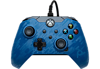 Manette filaire Pdp pour Xbox Séries X/S Bleu camouflage