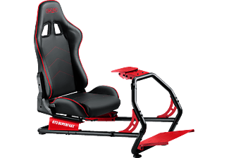 OPLITE GT3 Superfast - Chaise de jeu (Noir/Rouge)
