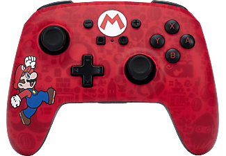 Manette sans fil améliorée pour Nintendo Switch PowerA Here we go Mario Rouge