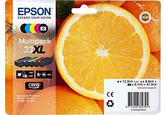 EPSON 33 XL Multipack - Cartouche d'encre (Photo noir/noir/cyan/jaune/magenta)