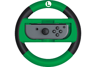HORI Deluxe Wheel Attachment - Volant pour Nintendo Switch (Vert/noir)