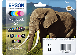 EPSON MULTIPACK 24 - Cartouche originale (Noir/cyan/cyan clair/ jaune/magenta/magenta clair)