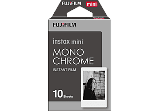 Film Fujifilm Instax Mini Pack Monochrome 10 Poses Noir et Blanc
