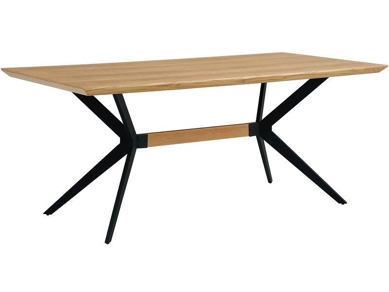 Table CROSS II 180x90x76cm chêne
