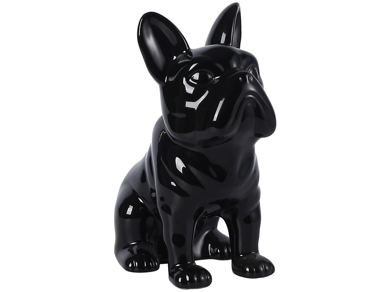 Figurine Bulldog ROSS Noir