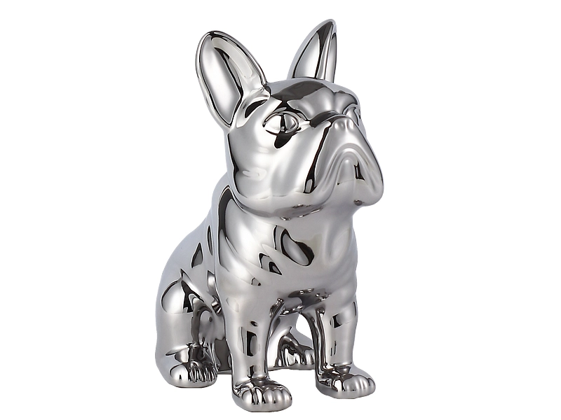 Figurine Bulldog ROSS Argenté