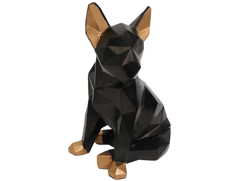 Figurine chien KIRI Noir