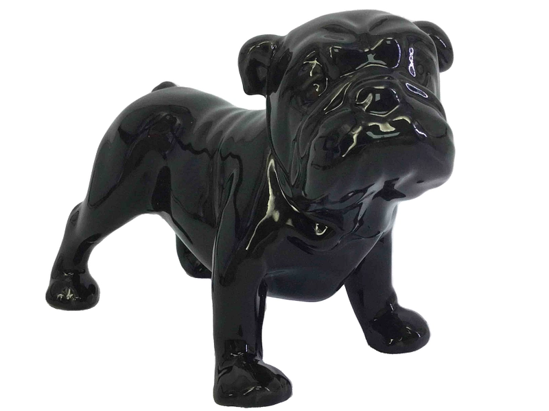 Figurine Bulldog FRED Noir