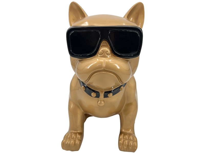 Figurine chien LUNO Gold
