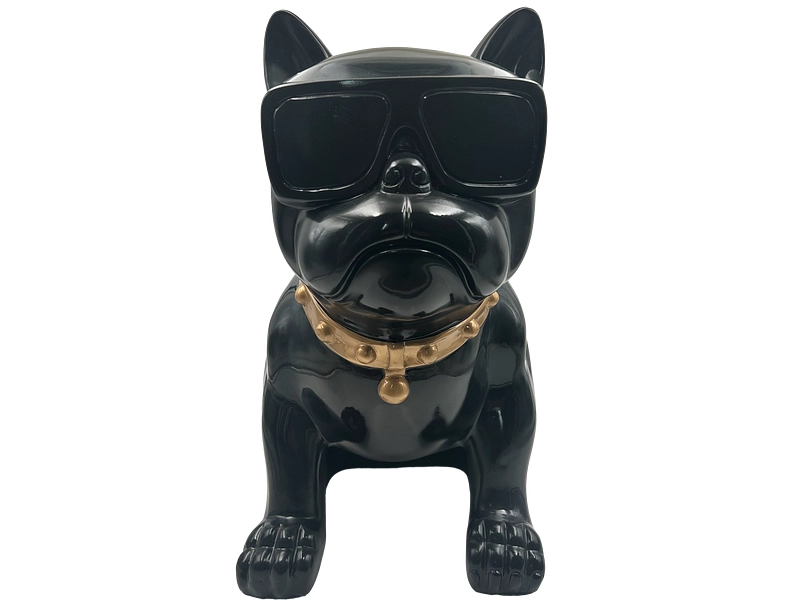Figurine chien LUNO Noir