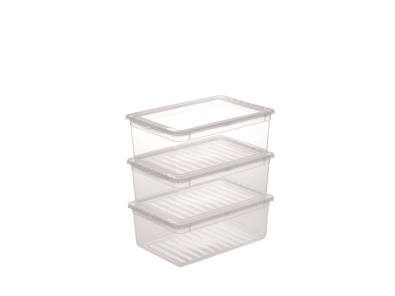 Boîte de rangement BEA transparent 39x26.5x14cm