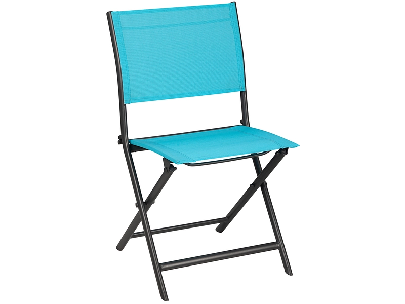 Chaise de jardin COLOR Aluminium bleu