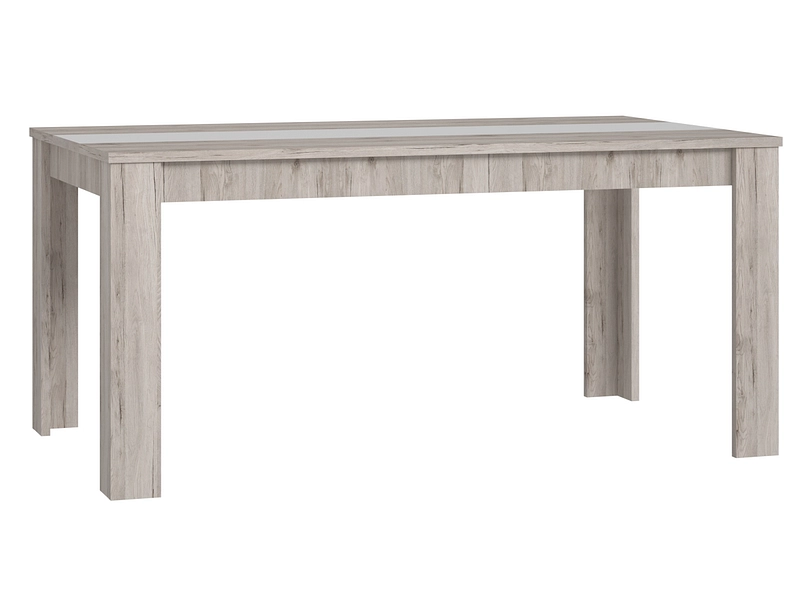 Table BACCIO 160x90x74.7cm chêne cérusé