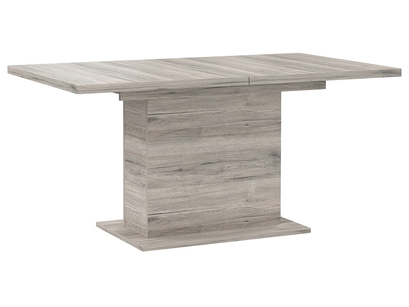 Table extensible BACCIO 160-200x90x76.6cm chêne cérusé