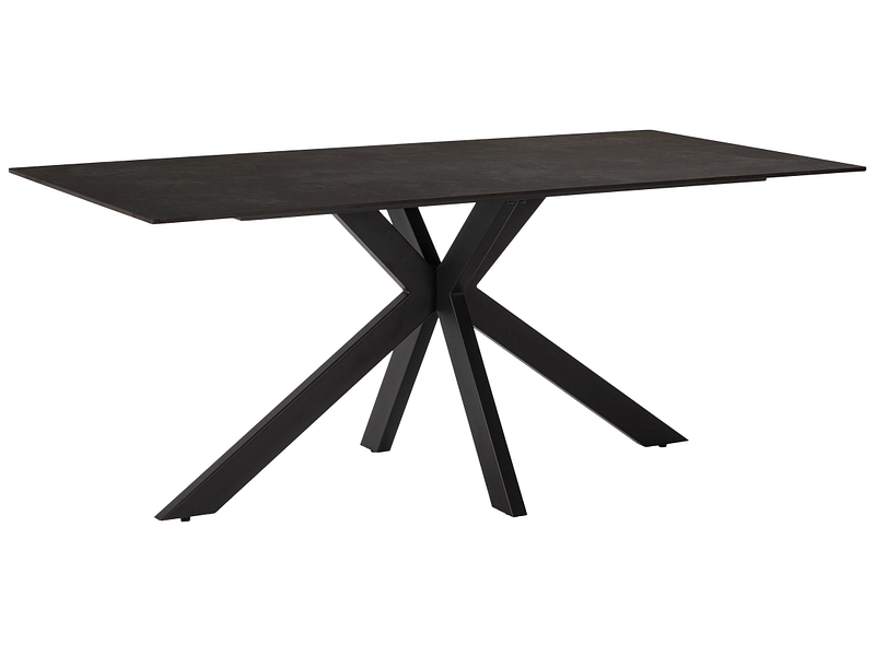 Table GLADYS 180x90x76cm gris foncé