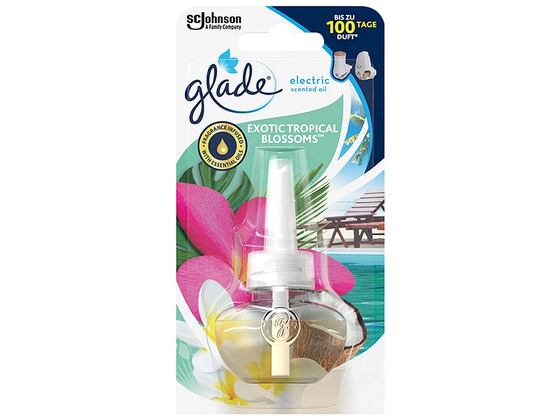 Recharge scented oil electric GLADE tropical blossom