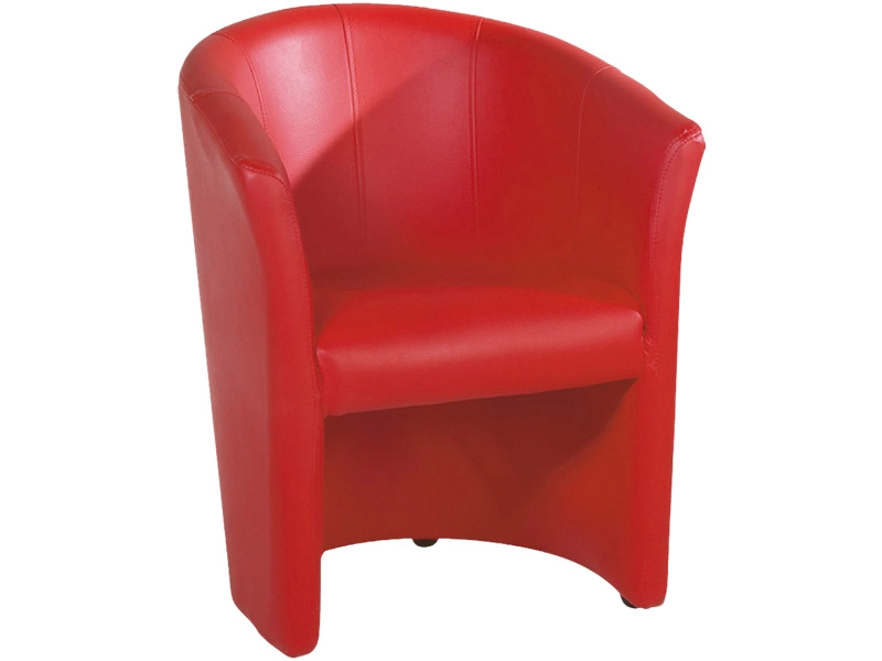 Fauteuil COOL Cuir synthétique rouge
