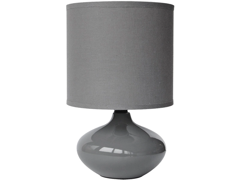 Lampe à poser LED ALIZEE 24.5cm 40W gris