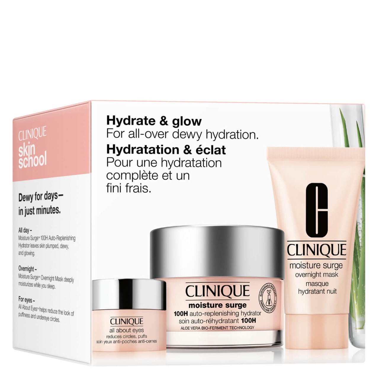 Clinique - HYDRATION SET A - HYDRATE AND GLOW