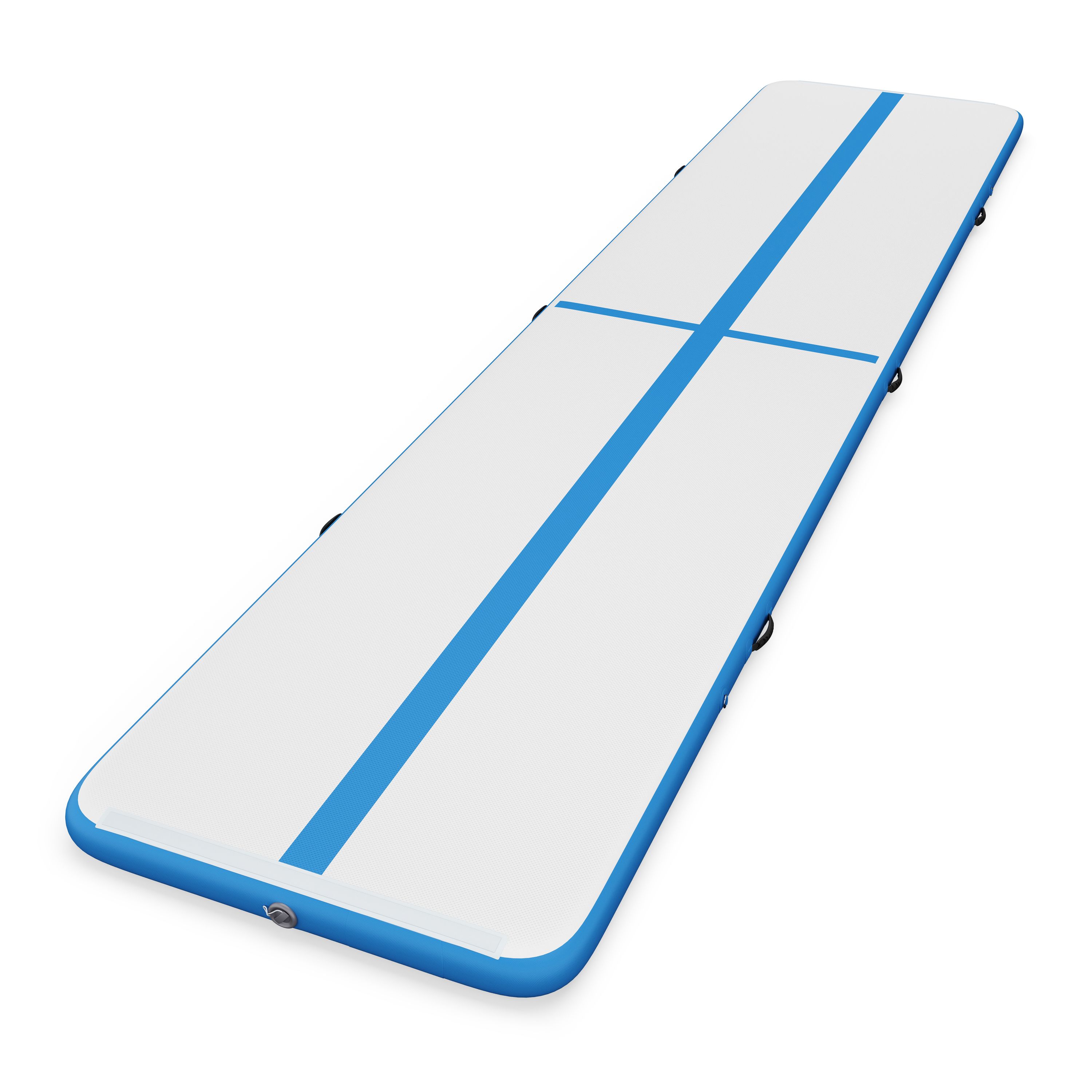 Airtrack tapis de gymnastique 4.5 m bleu