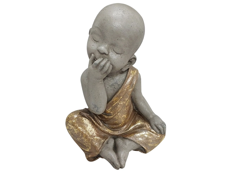 Figurine Bouddha ZEN gris